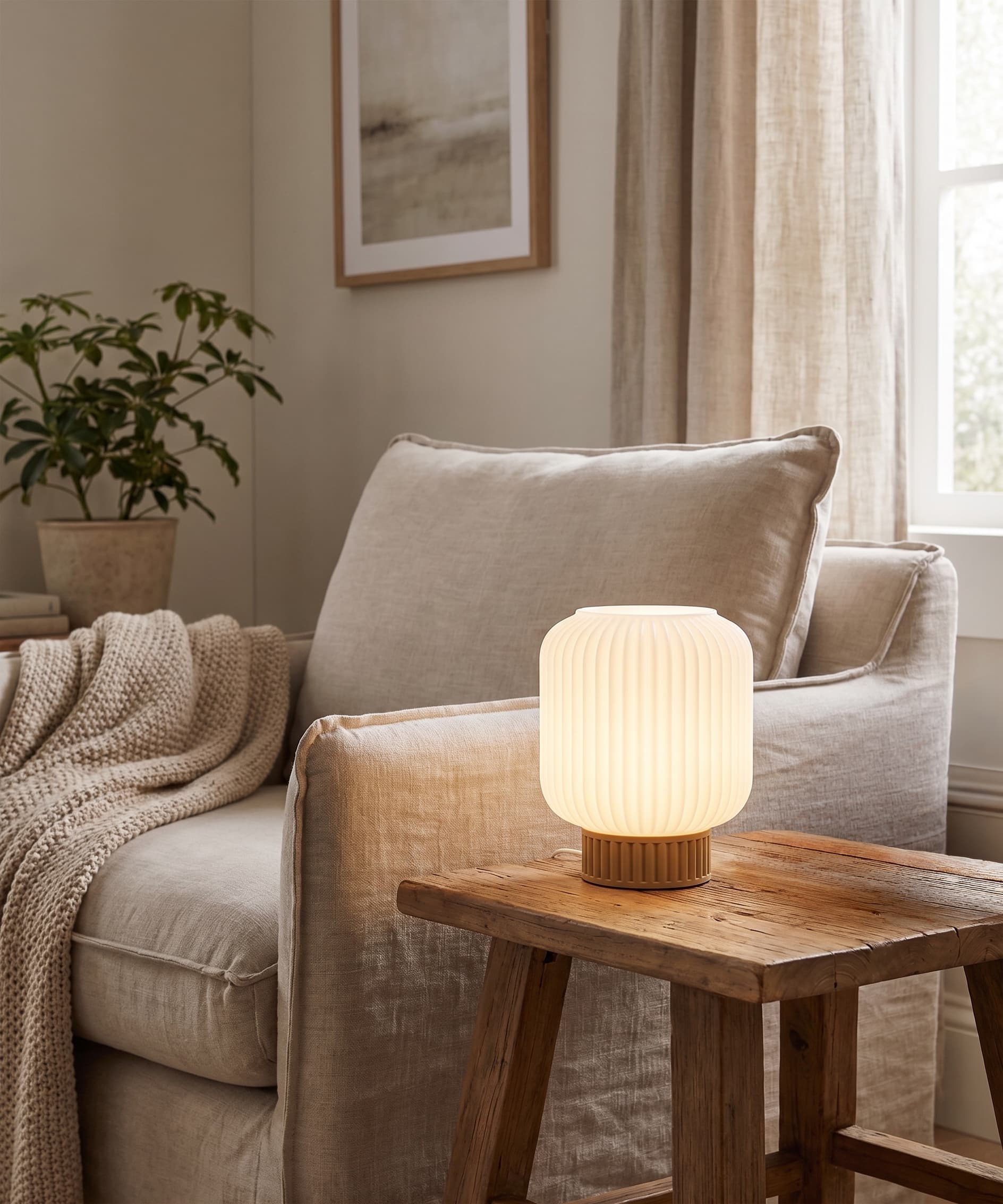 Warm light temperature interior